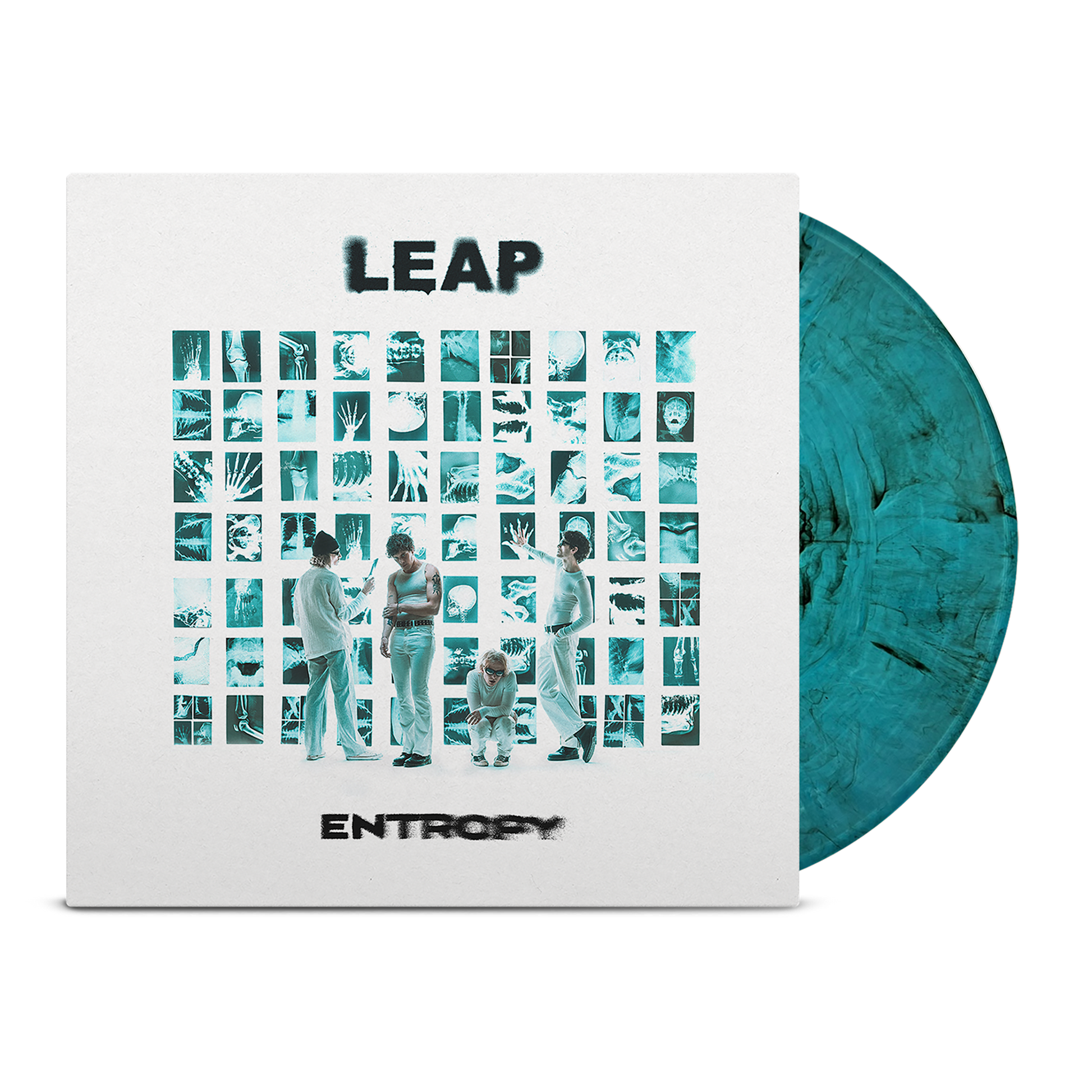 Leap (Entropy) Teal With Black Smoke Vinyl